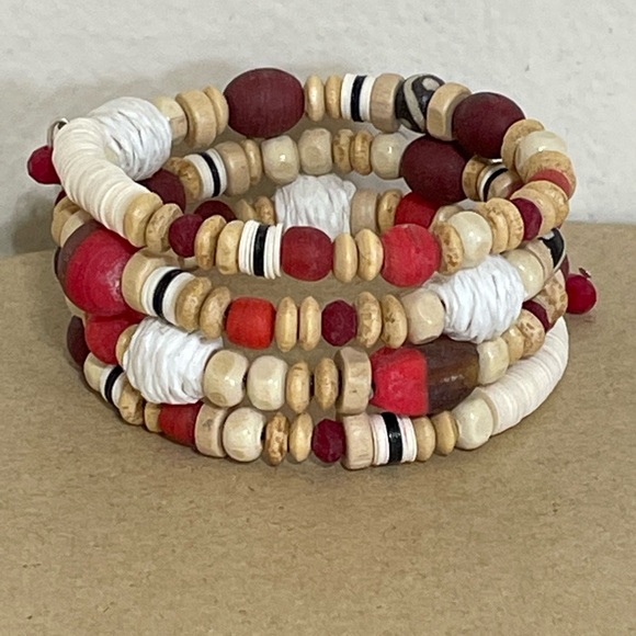 🎉❤️Catherine Boho Multicolor Coil Bracelet - Picture 2 of 3